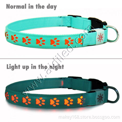 Free Sample Wholesale Led Light-Up Pet Dog Collar